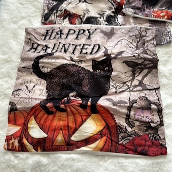 Set of 4 Halloween lighted pillow covers - Picture 3 of 11